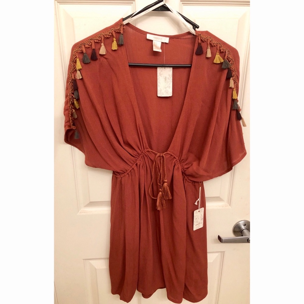 NWT Forever 21 Short Loose Flowy Summer Dress